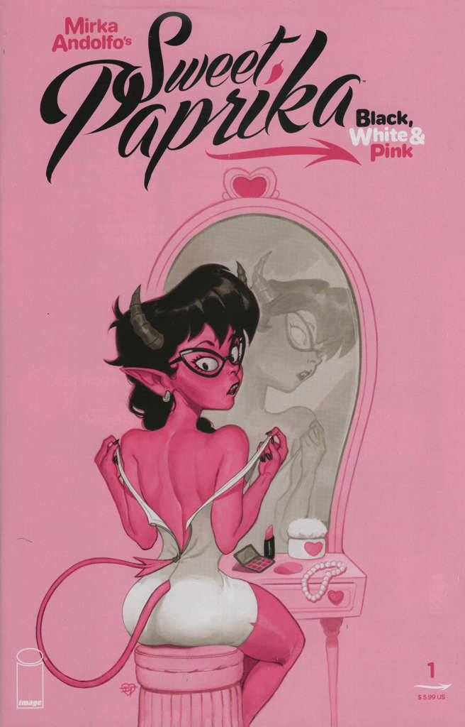 Sweet Paprika Black, White & Pink (Mirka Andolfo’s…) #1 Variation E