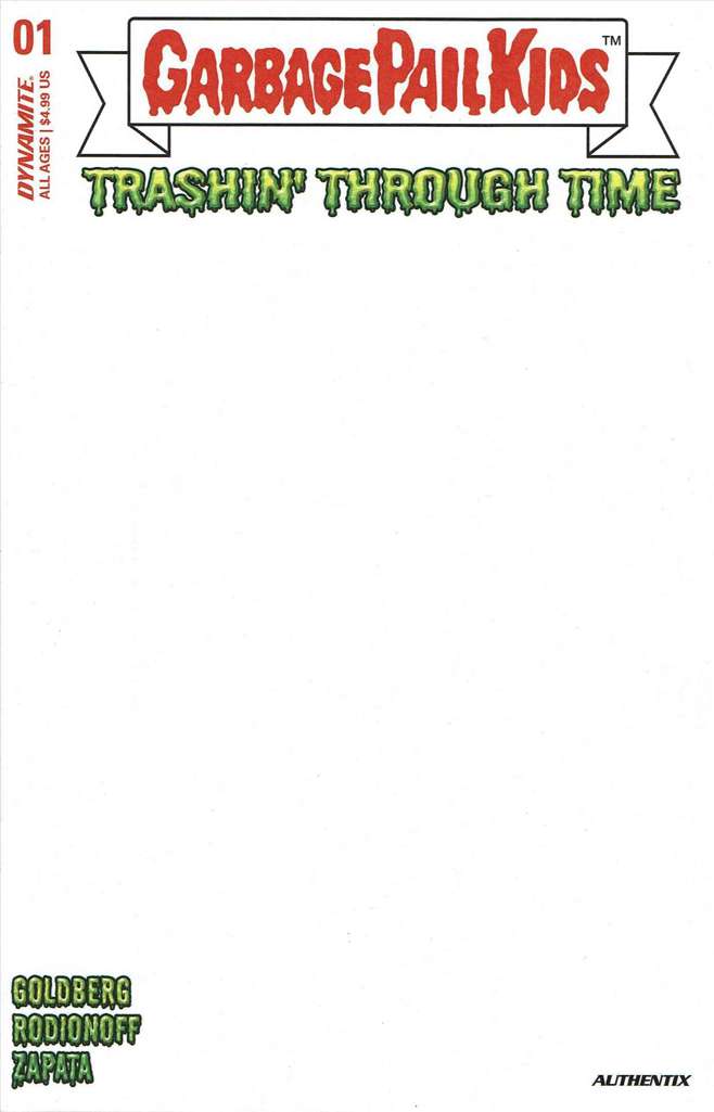 Garbage Pail Kids: Trashin’ Through Time #1 Variation E