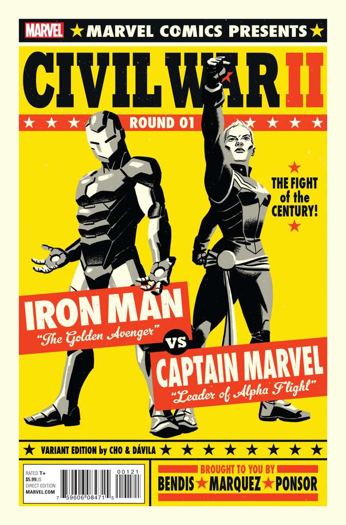 Civil War II #1 Variation G