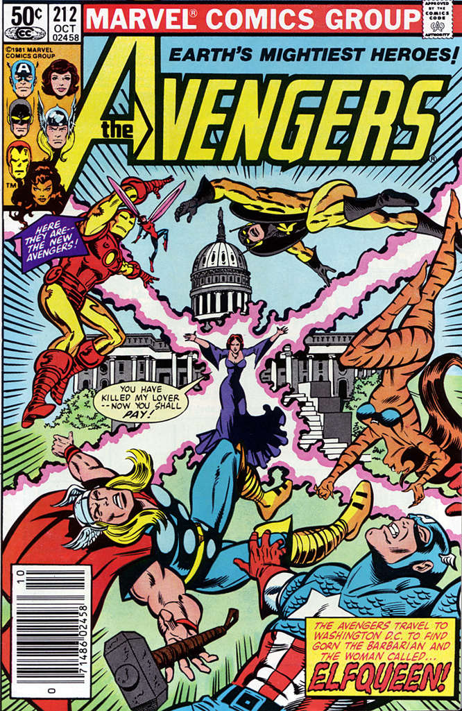 The Avengers #212 Newsstand Edition