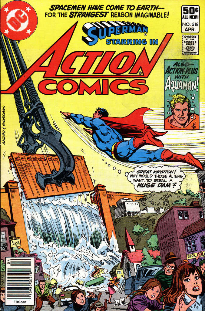 Action Comics #518 Newsstand Edition