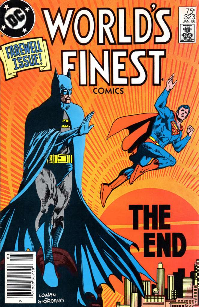 World’s Finest Comics #323 Newsstand Edition