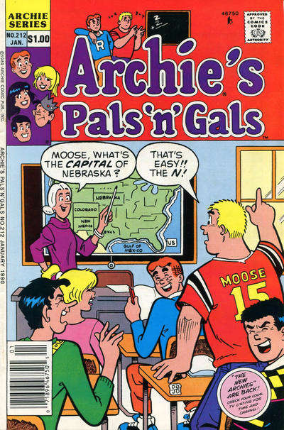 Archie’s Pals ’n Gals #212 Newsstand Edition