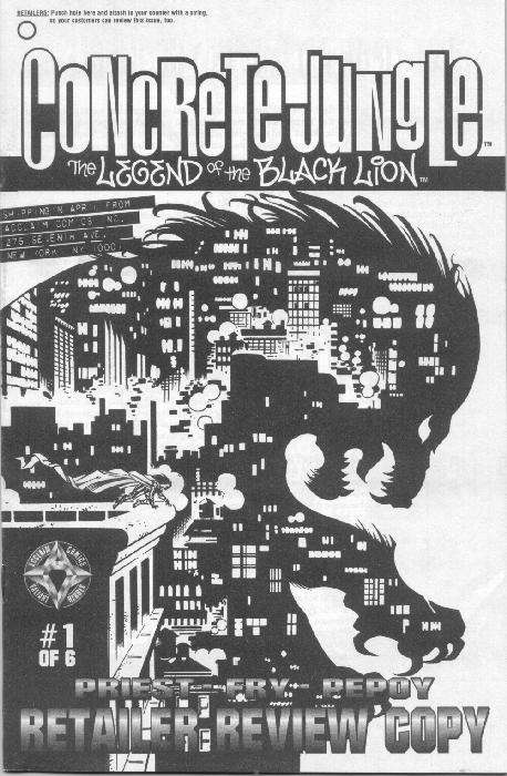 Concrete Jungle: The Legend of the Black Lion Ashcan #1