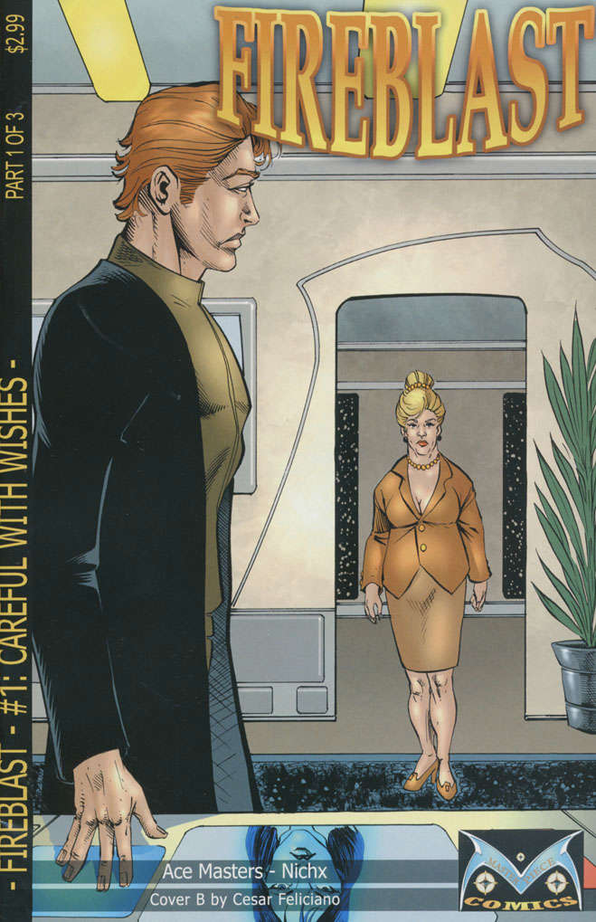 Fireblast, Adventures in the 30th Century #1 Variation B