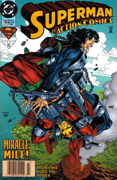 Action Comics #708 Newsstand Edition