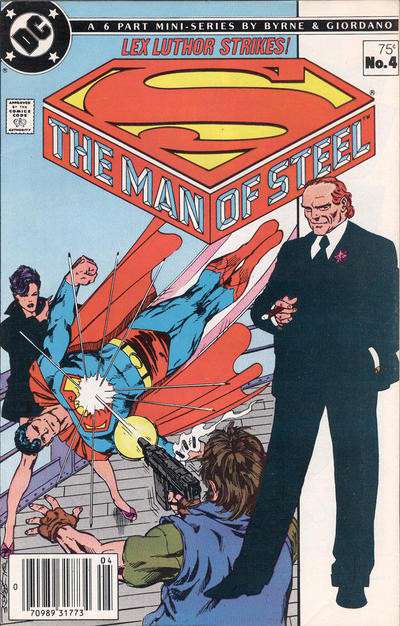 The Man of Steel (Mini-Series) #4 Newsstand Edition