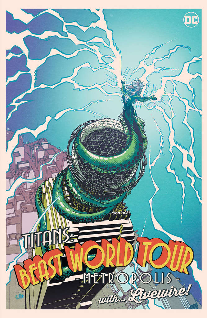 Titans: Beast World Tour: Metropolis #1 Variation C