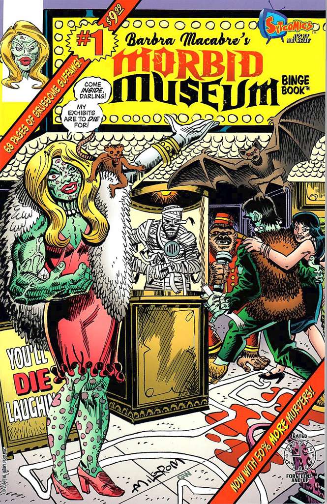 Sitcomics Presents Barbra Macabre’s Morbid Museum Binge Book