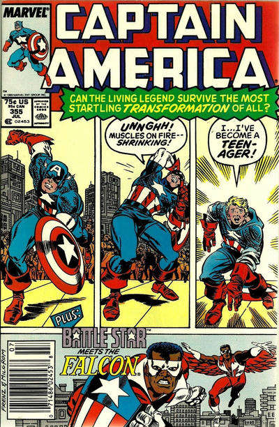 Captain America (1st Series) #355 Newsstand Edition