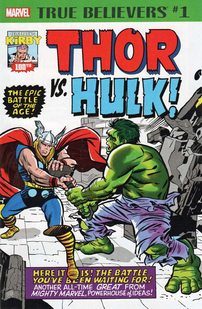 True Believers: Kirby 100th—Thor vs. Hulk
