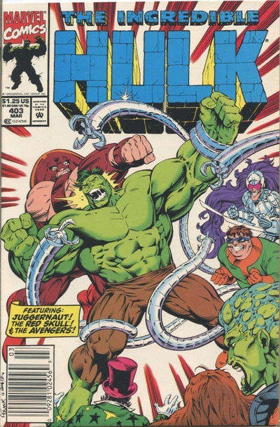 The Incredible Hulk #403 Newsstand Edition