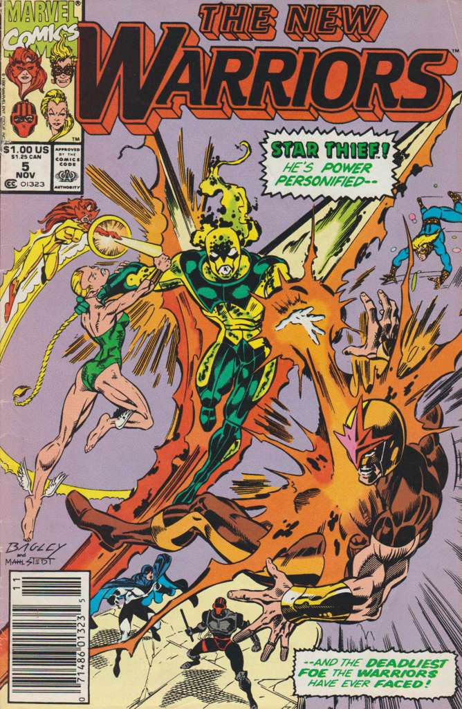 The New Warriors #5 Newsstand Edition