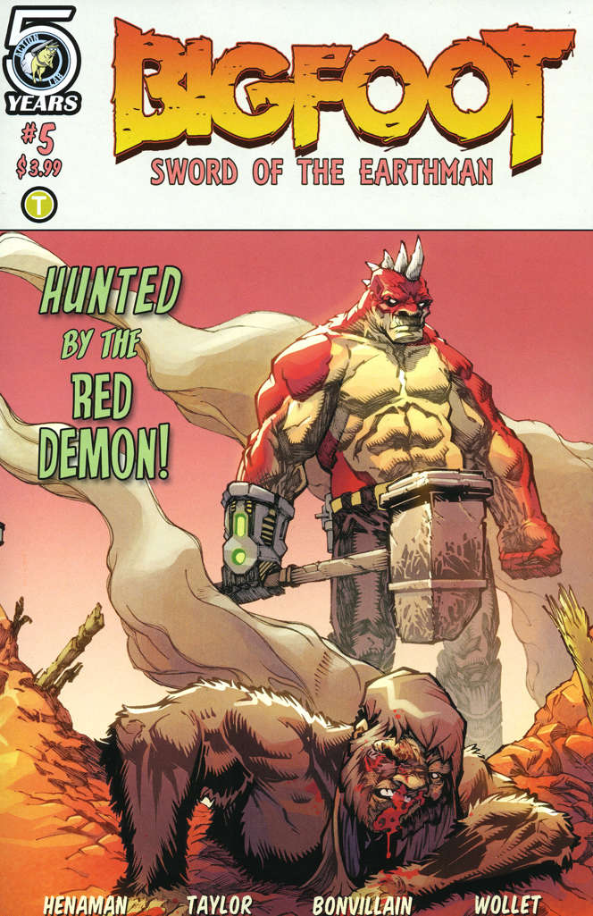 Bigfoot: Sword Of The Earthman (2nd Series) #5 Variation A