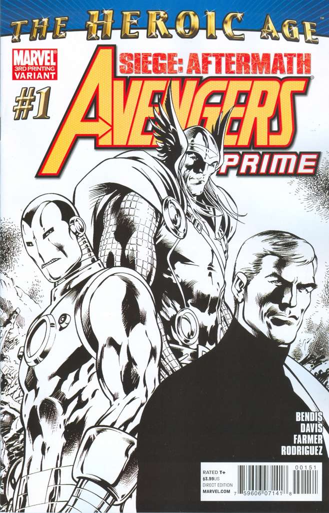 Avengers Prime #1  - 3rd printing