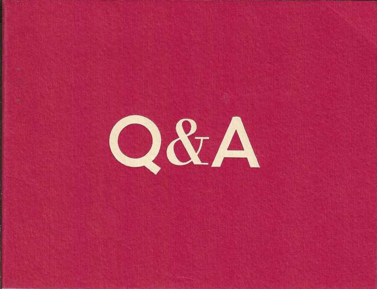 Q &amp; A