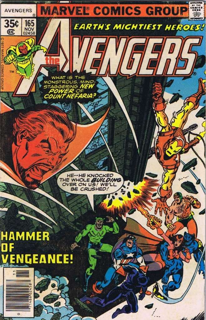 The Avengers #165 Mark Jewelers Insert Edition