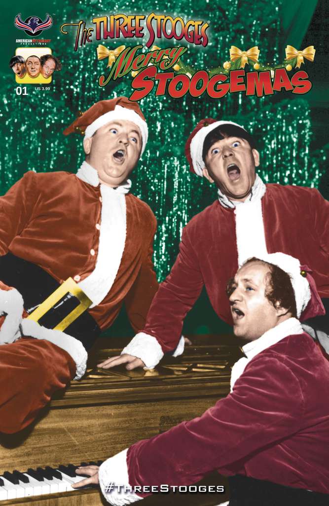 Three Stooges: Merry Stoogemas #1 Variation B