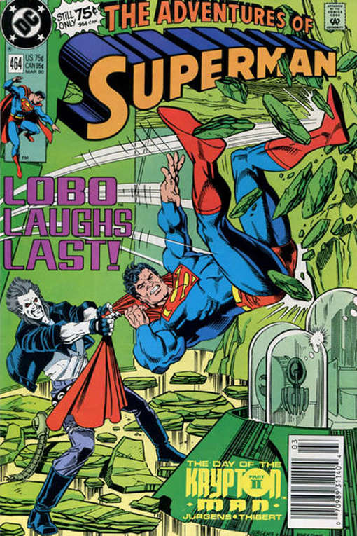 Adventures of Superman #464 Newsstand Edition
