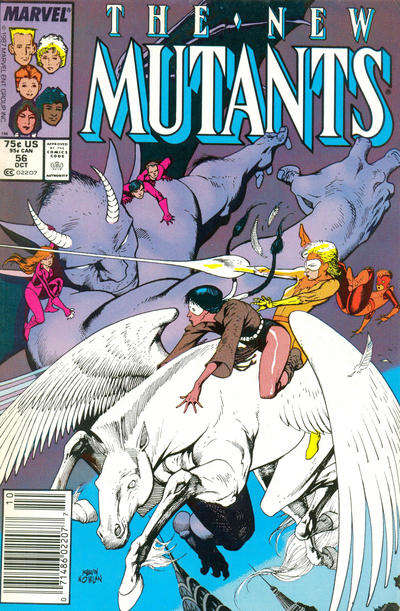 The New Mutants #56 Newsstand Edition