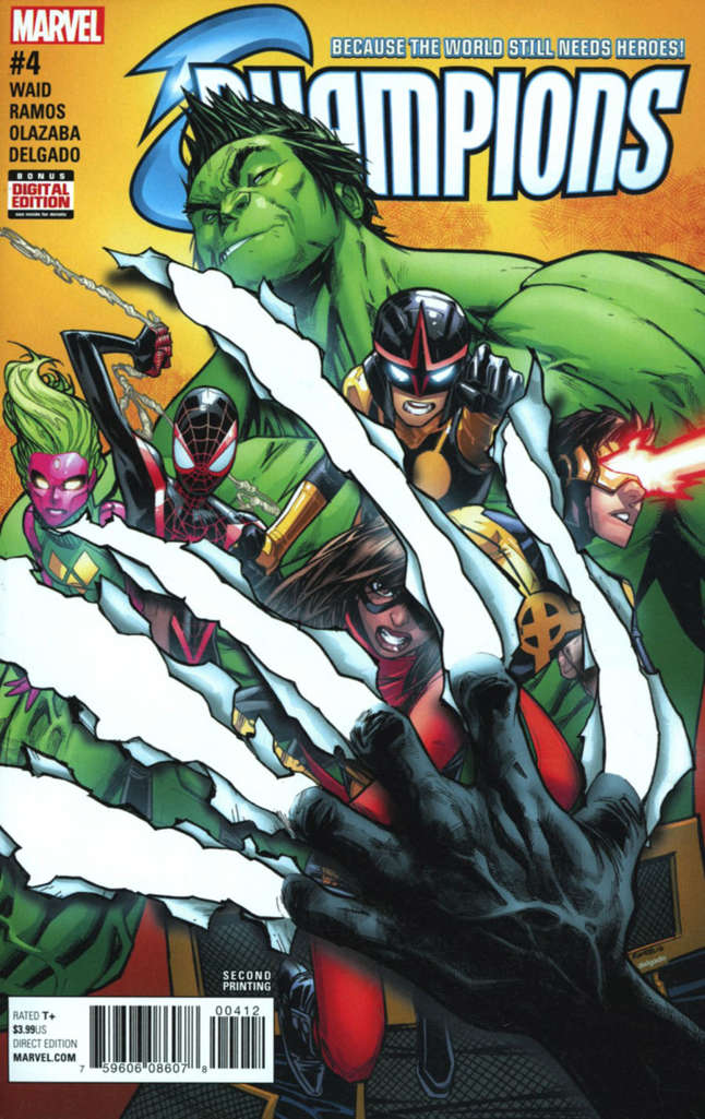 Champions #4  - 2nd printing