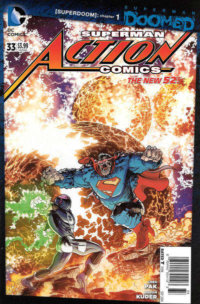 Action Comics (2nd Series) #33 Newsstand Edition