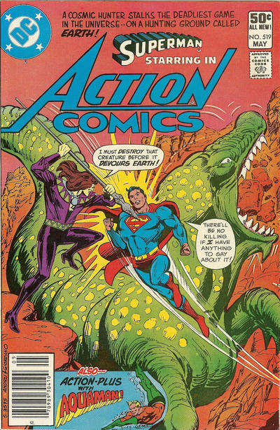 Action Comics #519 Newsstand Edition