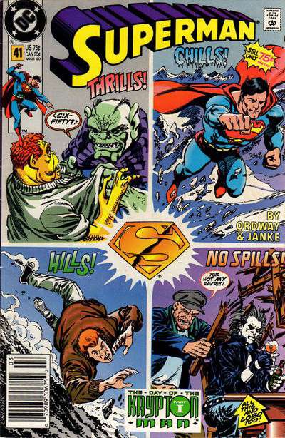 Superman (2nd Series) #41 Newsstand Edition
