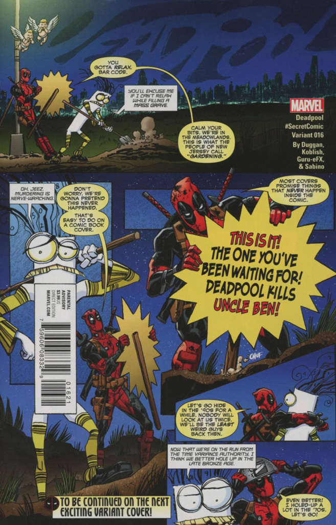 Deadpool (5th Series) #16 Variation A