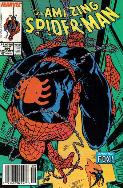 The Amazing Spider-Man #304 Newsstand Edition