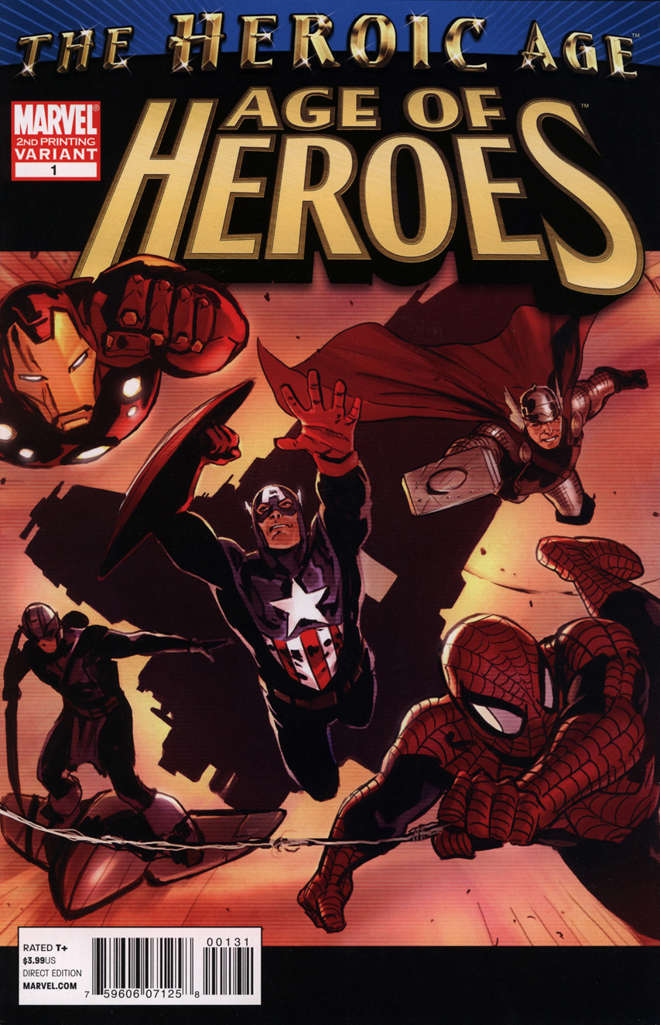 Age of Heroes #1  - 2nd printing