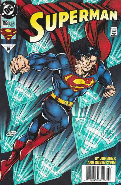 Superman (2nd Series) #98 Newsstand Edition