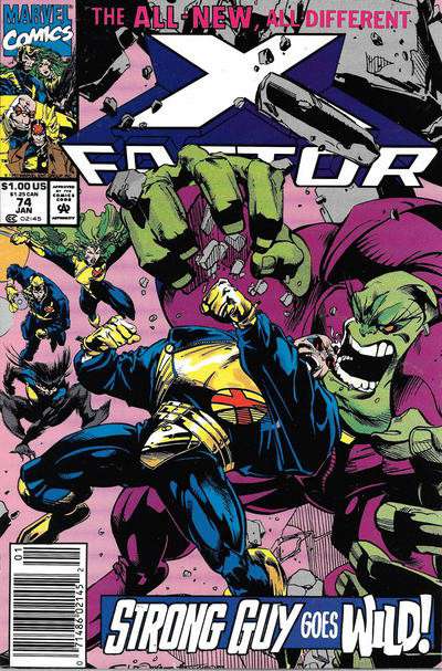 X-Factor #74 Newsstand Edition