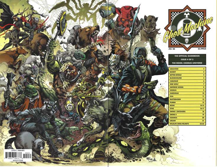 Ghost Machine: The Official Guidebook #4 Variation C