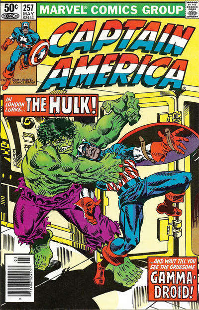 Captain America (1st Series) #257 Newsstand Edition
