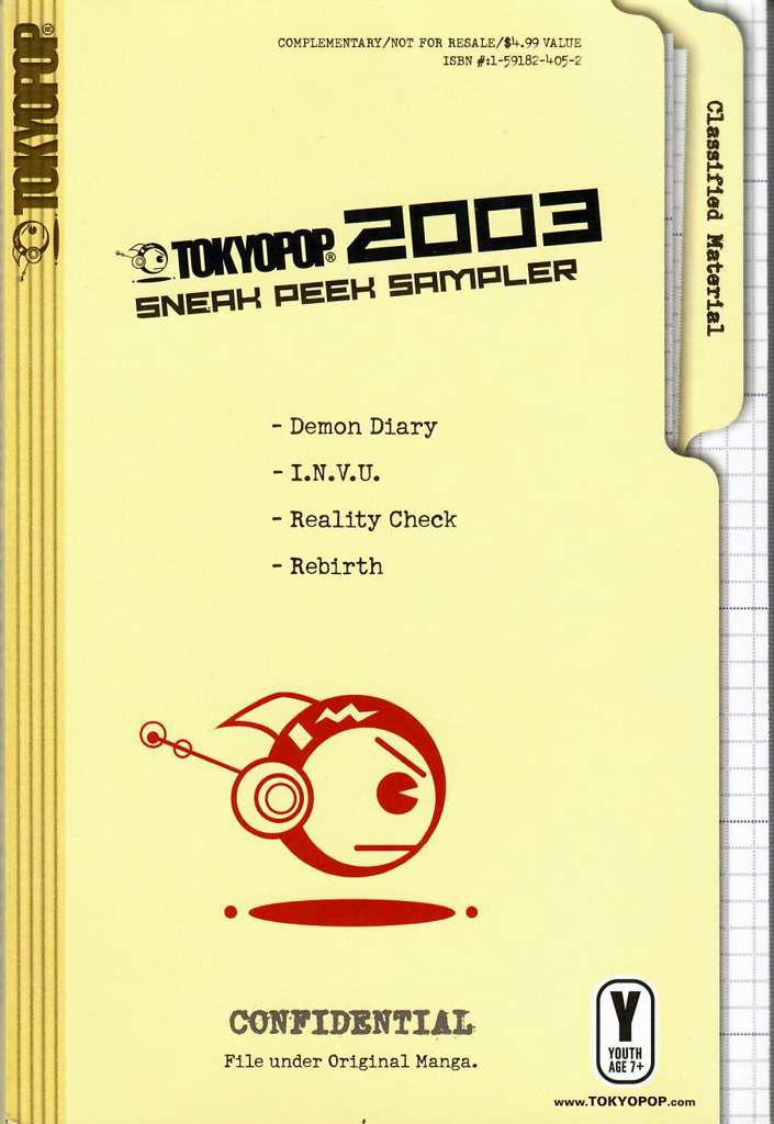 TokyoPop Sneak Peek Sampler
