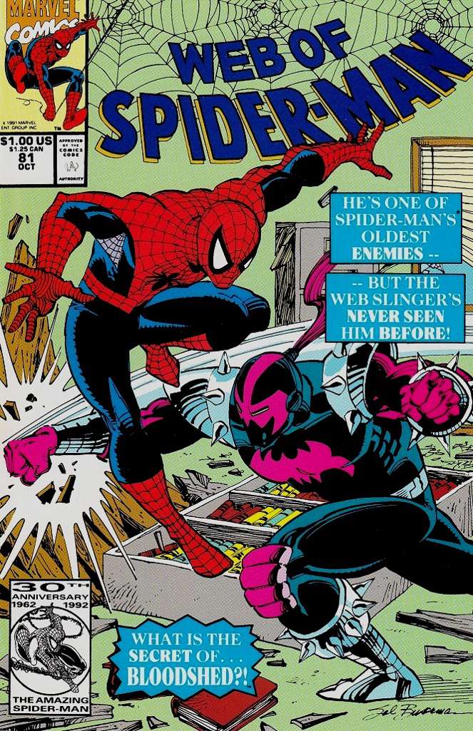 The Web of Spider-Man #81  - 2nd printing