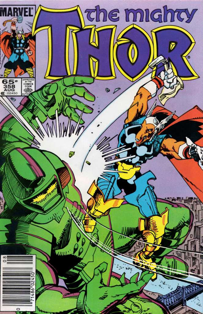 Thor #358 Newsstand Edition