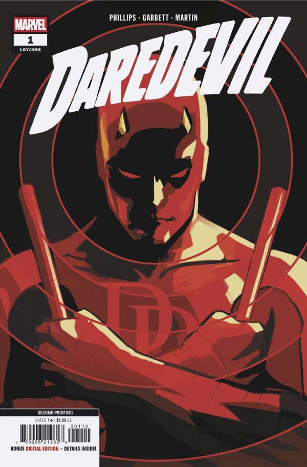 Daredevil (9th Series) #1  - 2nd printing