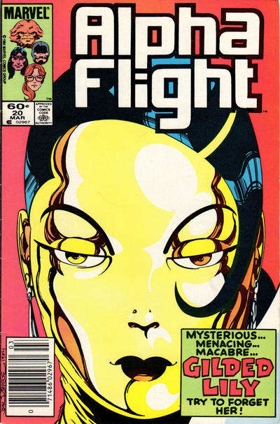 Alpha Flight (1st Series) #20 Newsstand Edition