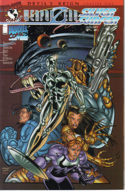 Weapon Zero/Silver Surfer #1 Variation B
