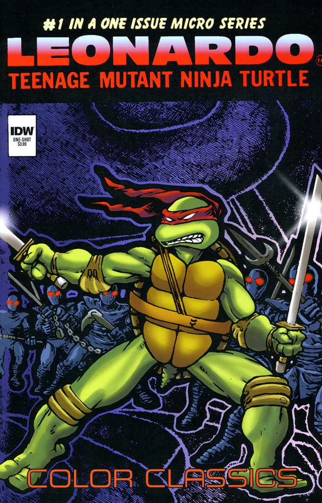 Teenage Mutant Ninja Turtles Color Classics: Leonardo Micro-Series