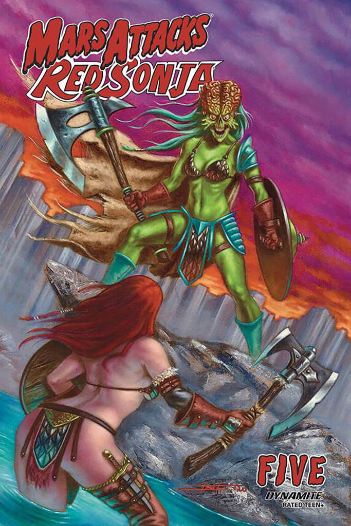 Mars Attacks/Red Sonja #5 Variation B
