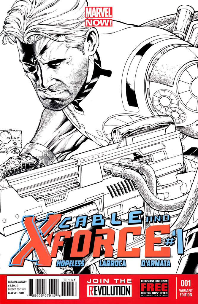 Cable and X-Force #1 Variation E