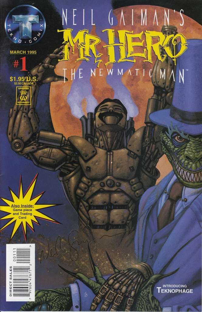 Mr. Hero-The Newmatic Man (Neil Gaiman’s…, 1st Series) #1 Variation A