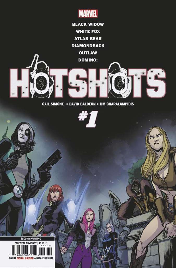 Domino: Hotshots #1  - 2nd printing