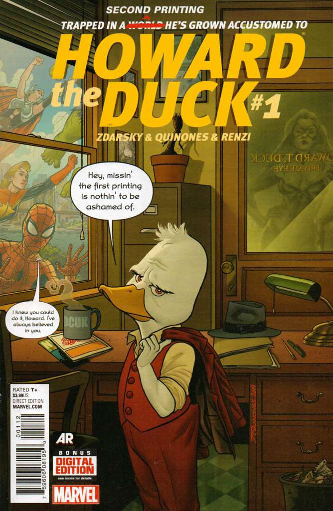 Howard the Duck (4th Series) #1  - 2nd printing