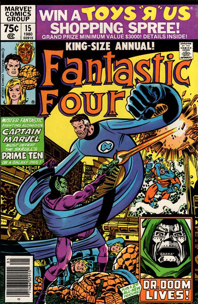 Fantastic Four (Vol. 1) Annual #15 Newsstand Edition