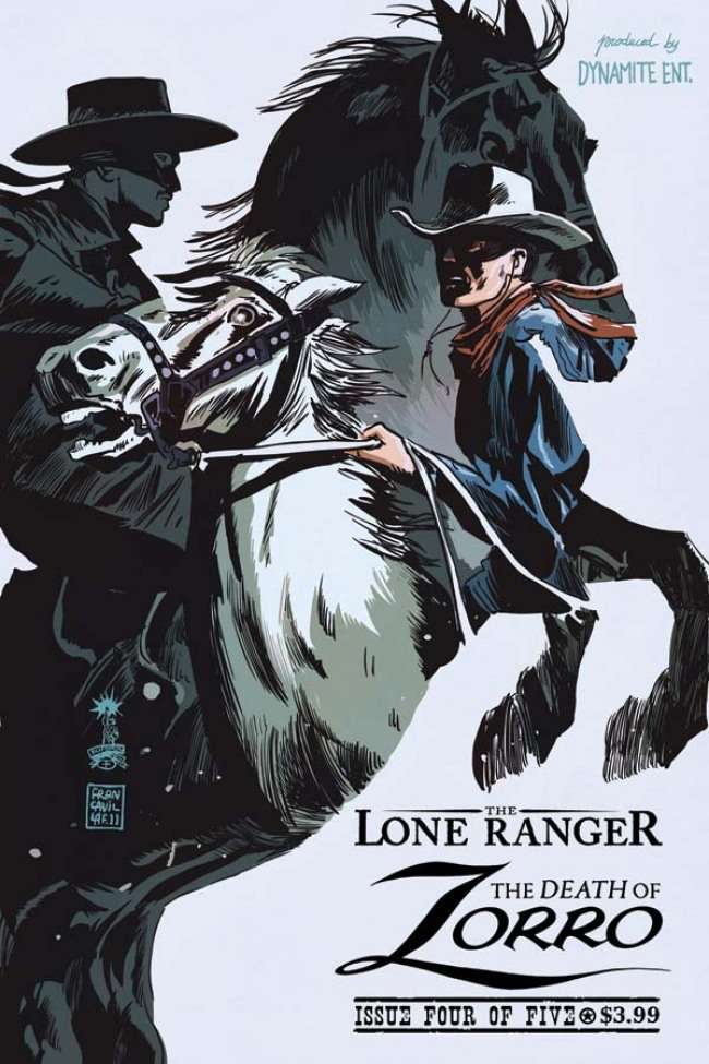 The Lone Ranger & Zorro: Death of Zorro #4 Variation A