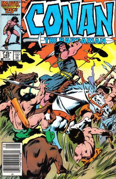 Conan the Barbarian #182 Newsstand Edition